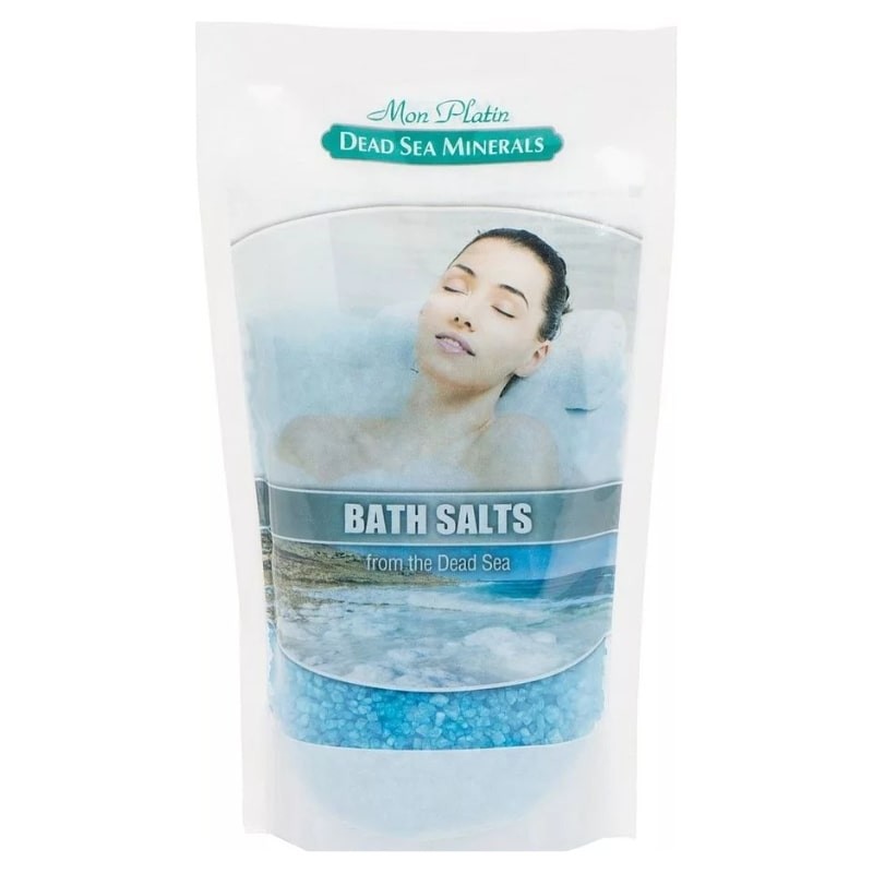 Sare de baie albastra cu minerale si uleiuri esentiale DSM Mon Platin 500g
